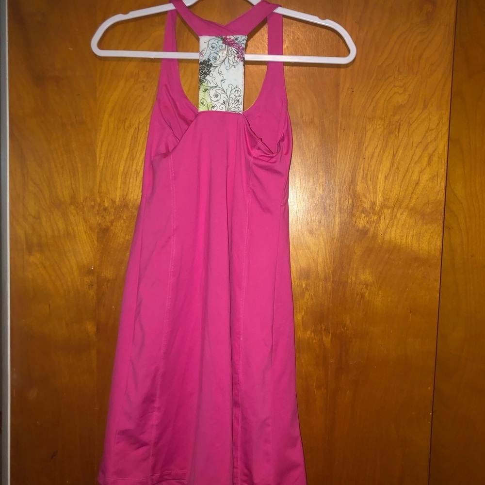 𝅺Soybu Racerback Pink Athletic Dress Stretch Xs - Picture 2 of 4